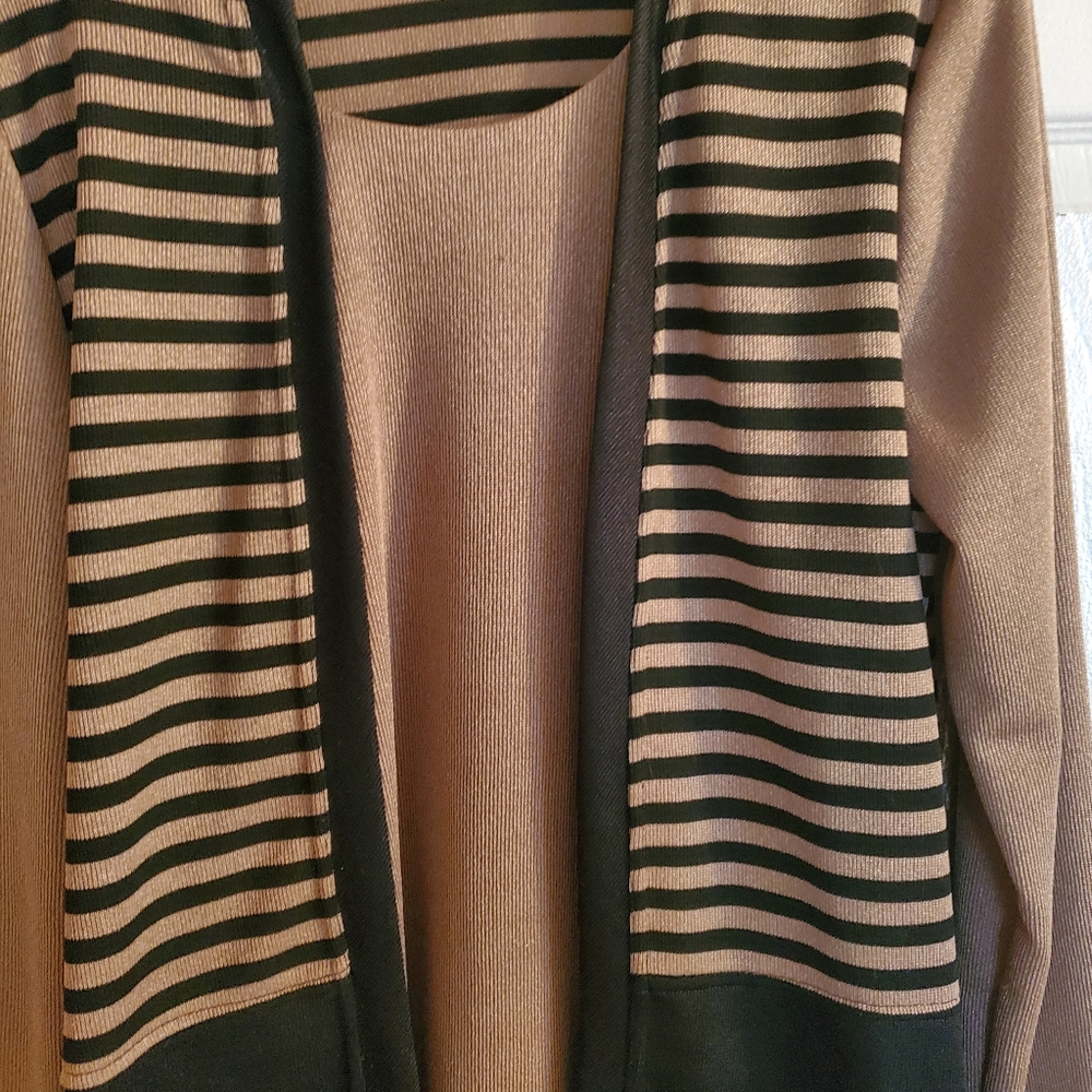Dress Savvy Knit Top,layered Look S 10 - Picture 3 of 7
